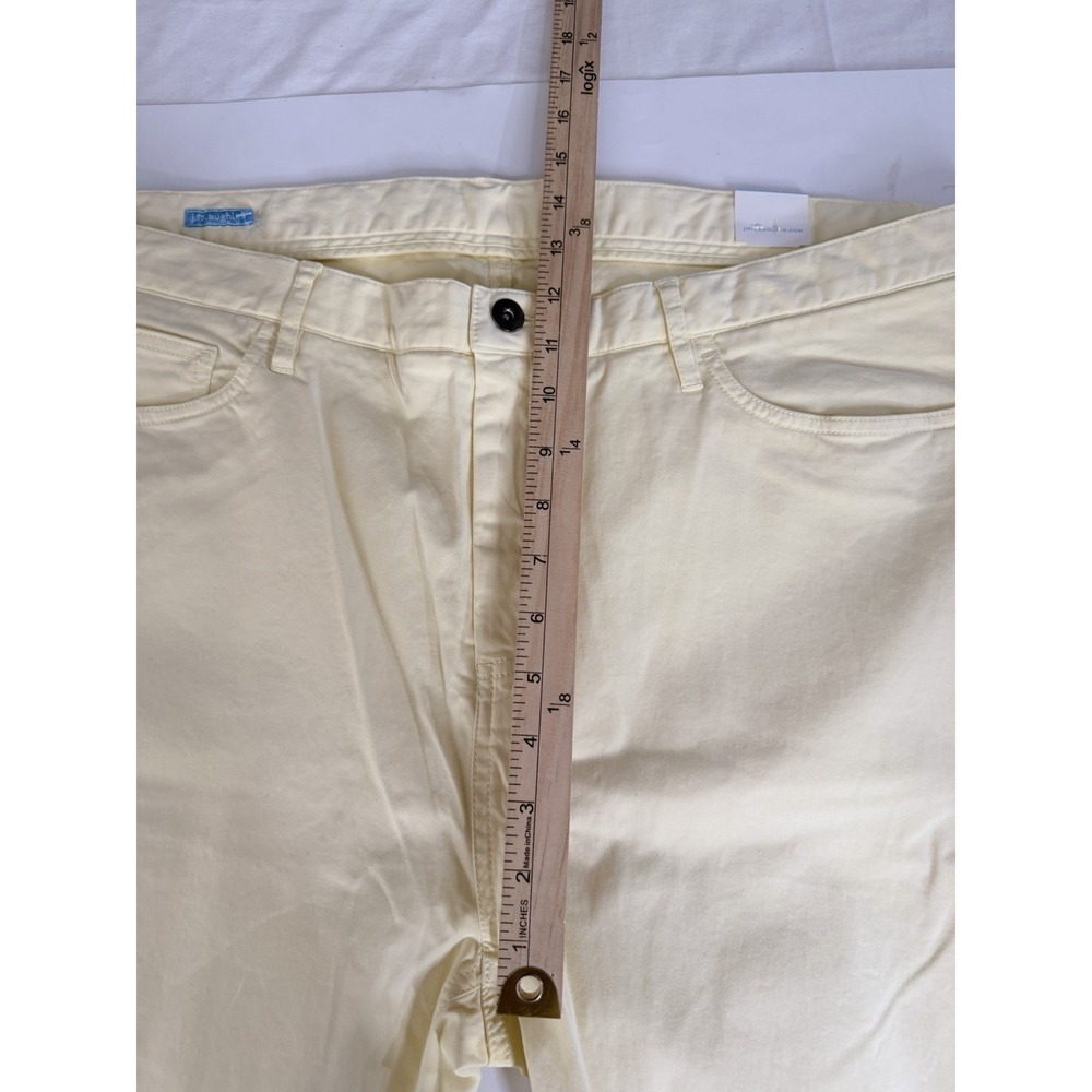 NWT J McLAUGHLIN Parker Mens Pants Size 40 X 33‎ Pale Yellow Chino - Picture 7 of 12